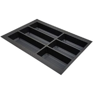 Лоток для столових приборів Classico 500/40, для Legrabox, чорний (890), Kristall softTouch